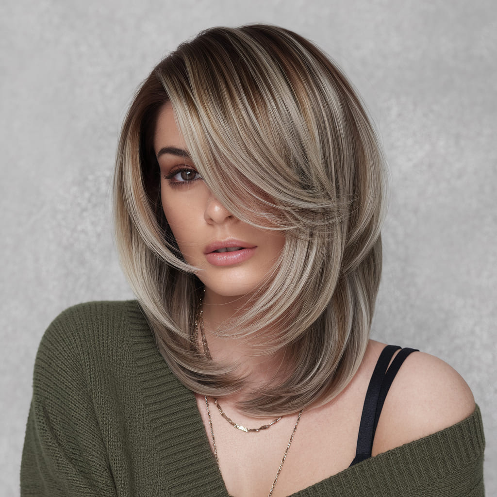 Asymmetrical Layers with Highlights