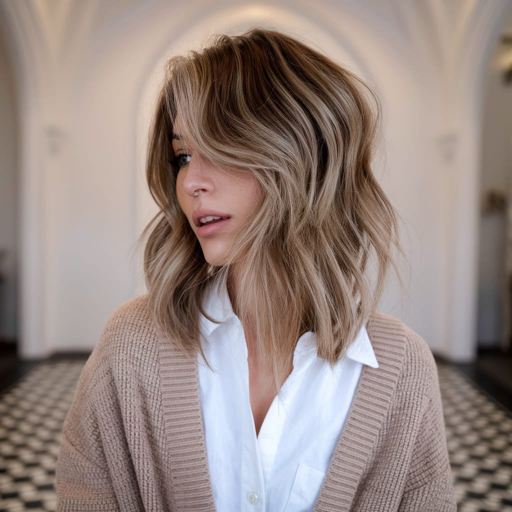 Choppy Layers with Tousled Waves