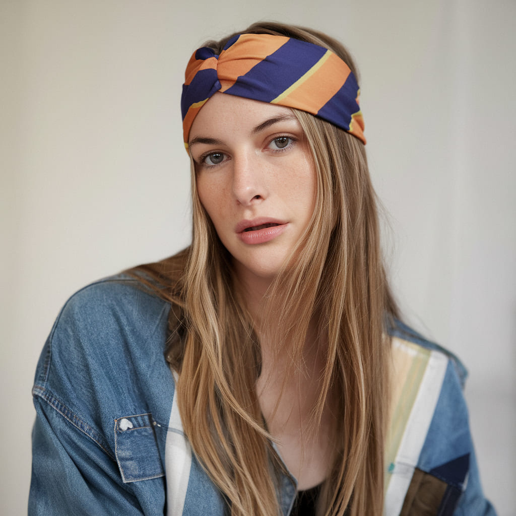 Straight Hair with a Statement Headband