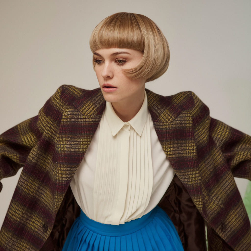 Chic Bowl Cut With a Twist