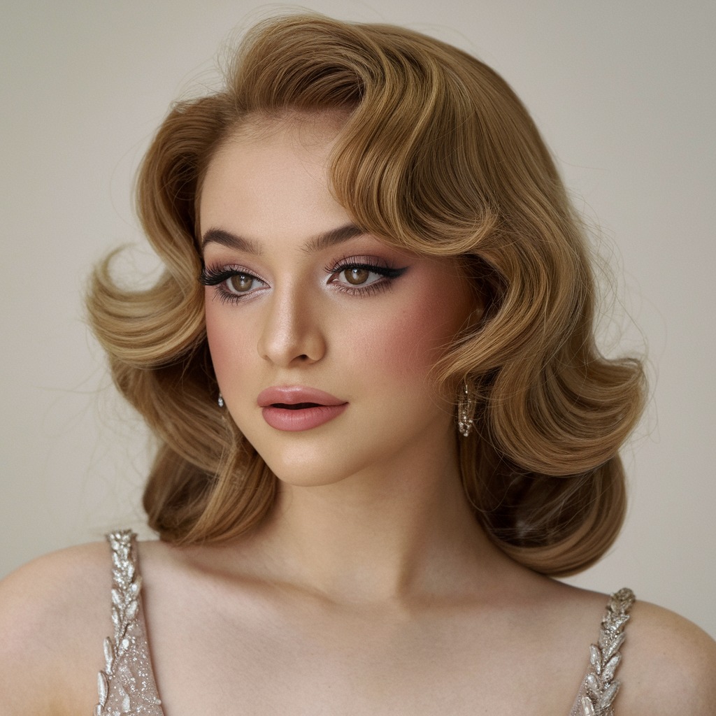 Hollywood Waves for Old-School Glam