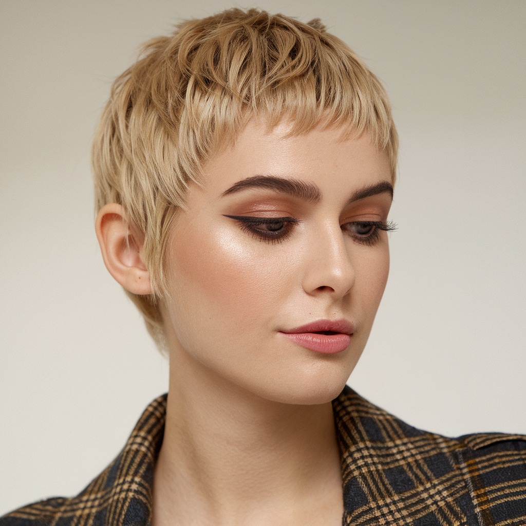 Textured Pixie Cut